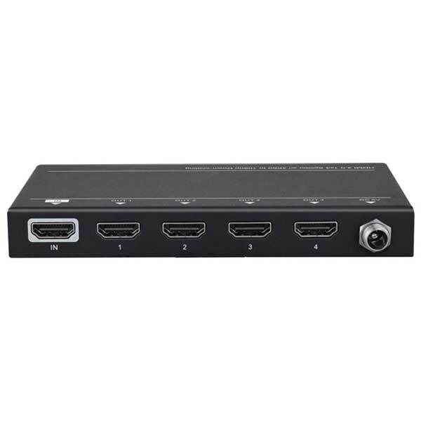 Audio / Video Accessories -1x4 HDMI2.0 Splitter, 18G, 4Kat 60 4:4:4, HDR, HDCP2.2, PoC, ARC, m